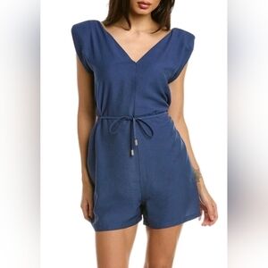 bishop + young Blue Romper M NWT